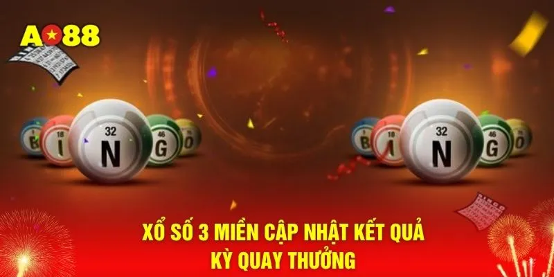 Xổ số 3 miền cập nhật kết quả kỳ quay thưởng 